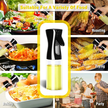 Woobrice Oil Spray Bottle – Olive Oil Mister for Cooking, BBQ & Baking | 200ml, 300ml, 500ml