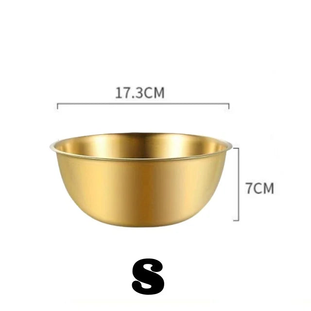 Stainless Steel Mixing Bowl Set with Measurement Scale