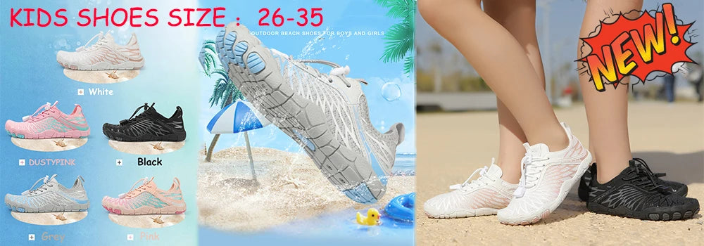Quick-Dry Aqua Water Shoes – Non-Slip Barefoot Sneakers for Men and Women