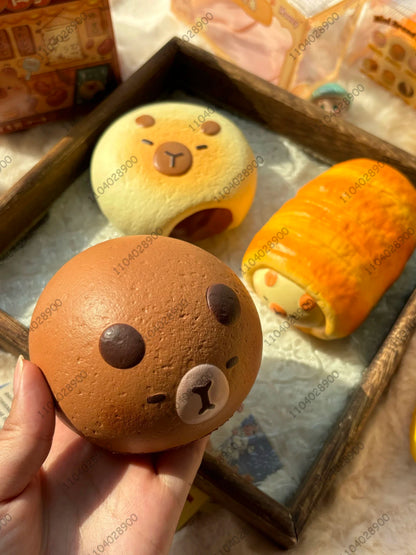 Capybara Bakery Squishy Toy | Slow Rising Stress Relief Squeeze Gift