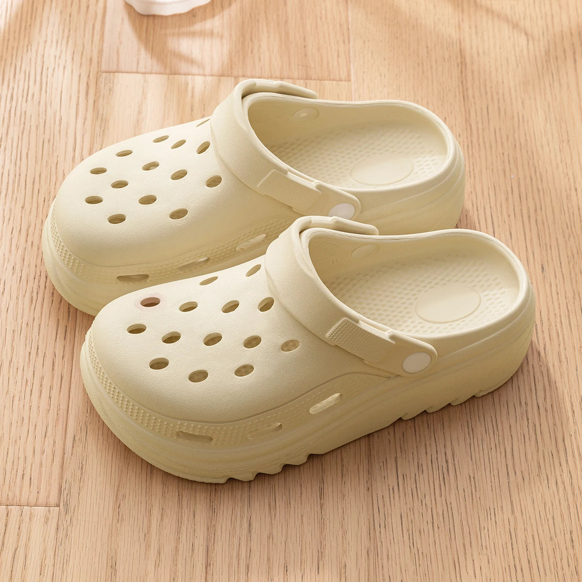 EVA T Strap Closed Toe Slide Sandals for Men and Women
