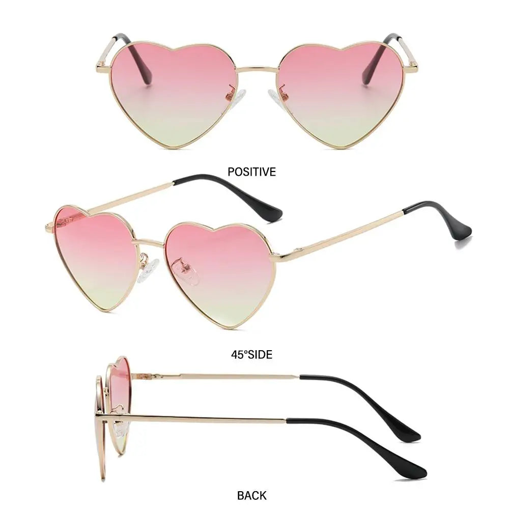 Heart Shaped Sunglasses with UV400 Protection