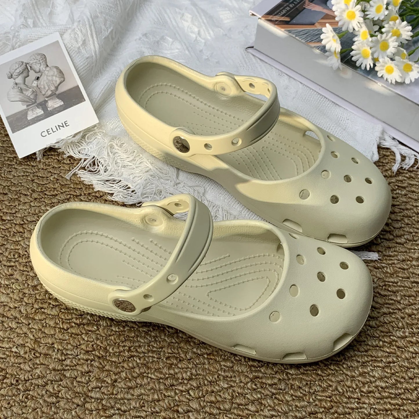 EVA Ballet Platform Clog Sandals for Women