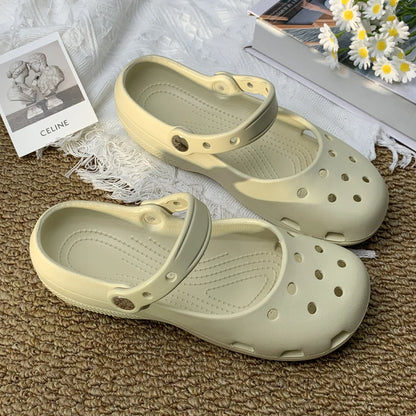EVA Ballet Platform Clog Sandals for Women