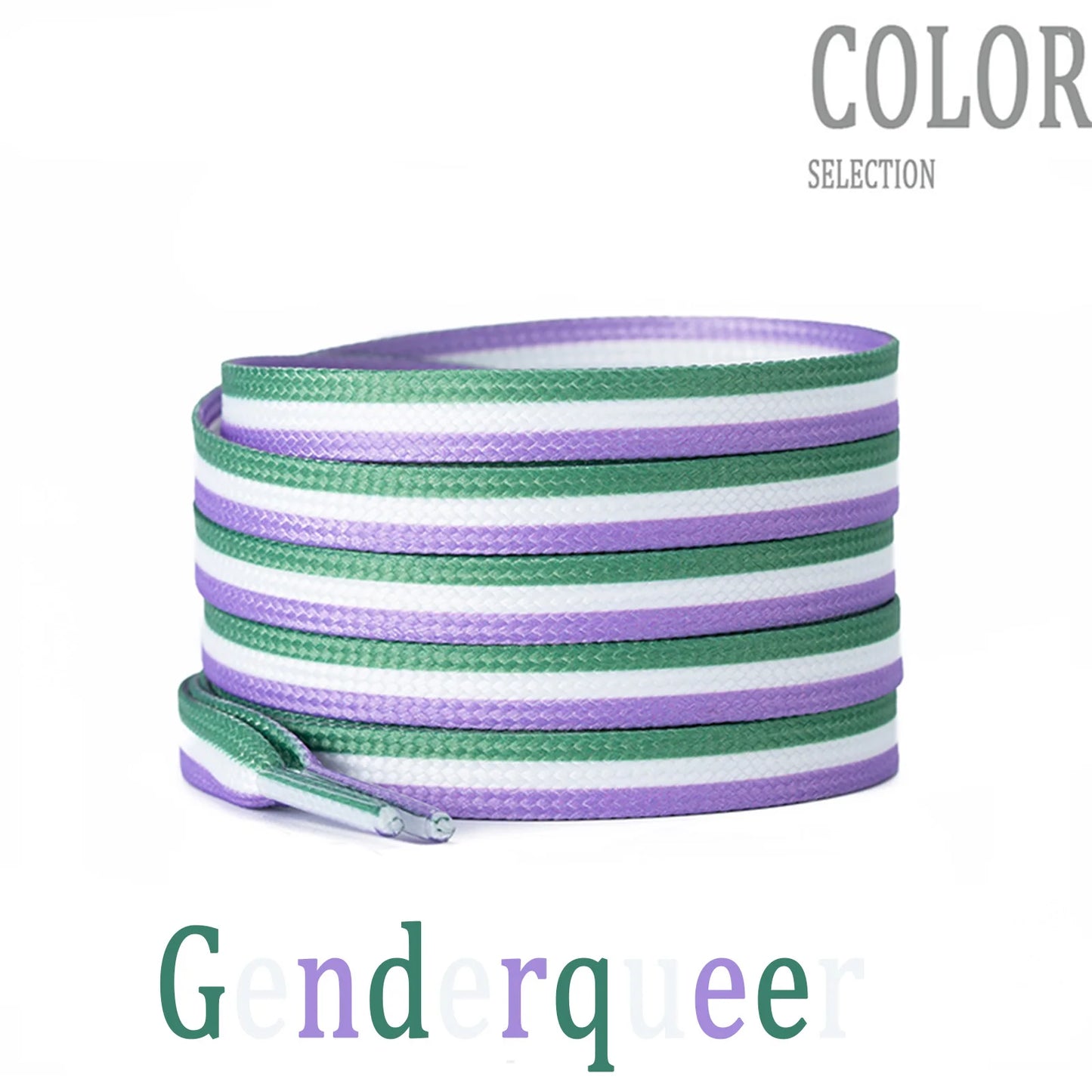 Pride Flag Flat Shoelaces for Sneakers