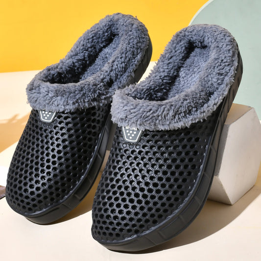 Winter Warm Mule Slippers for Men and Women