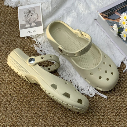 EVA Ballet Platform Clog Sandals for Women