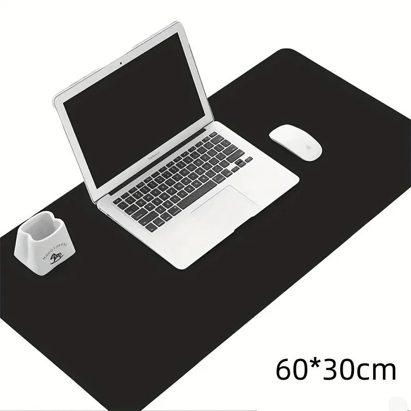 Large PU Leather Desk Mat | 600x300mm Waterproof Mouse Pad & Keyboard Desk Pad for Office & Gaming