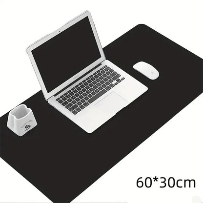 Large PU Leather Desk Mat | 600x300mm Waterproof Mouse Pad & Keyboard Desk Pad for Office & Gaming