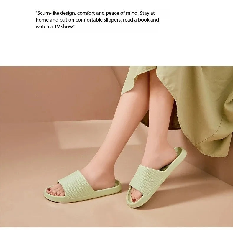 EVA Massage Shower Slides – Waterproof Non-Slip Bathroom Slippers for Men and Women