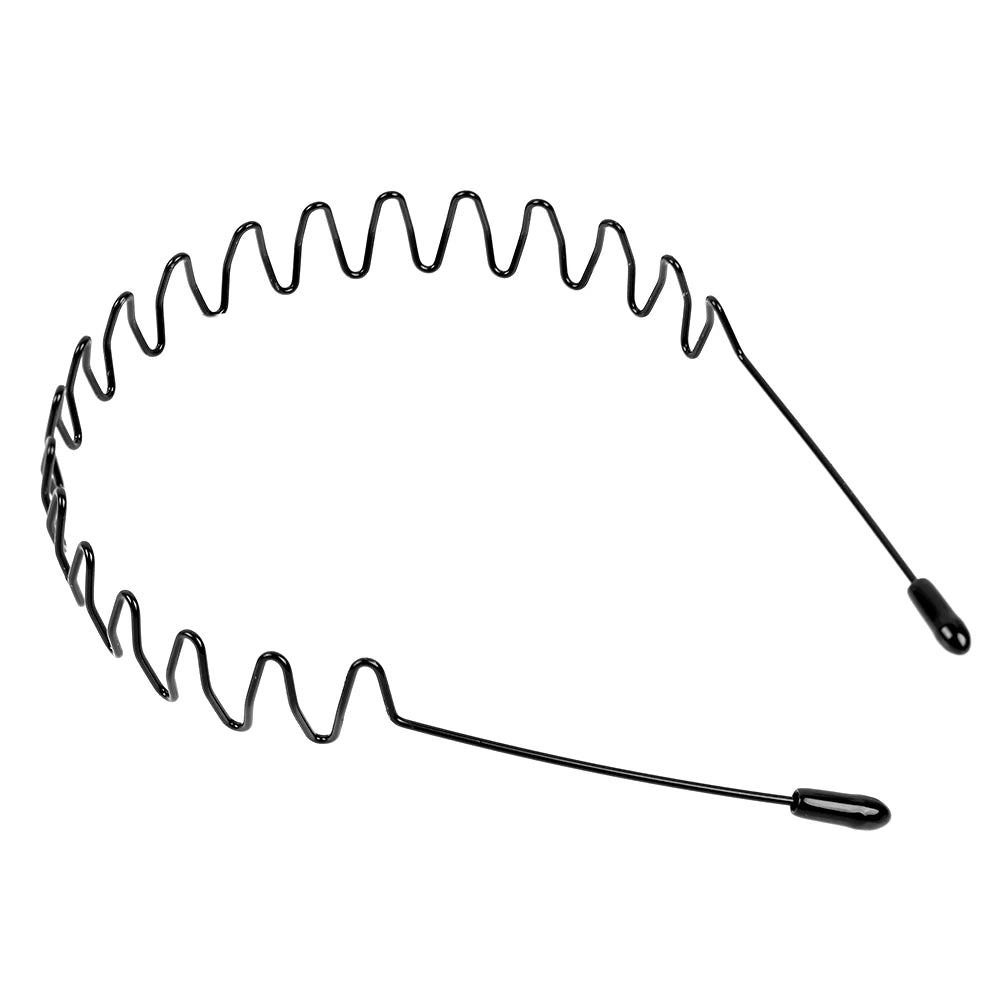 Men's Metal Headband for Sports Grooming and Everyday Wear