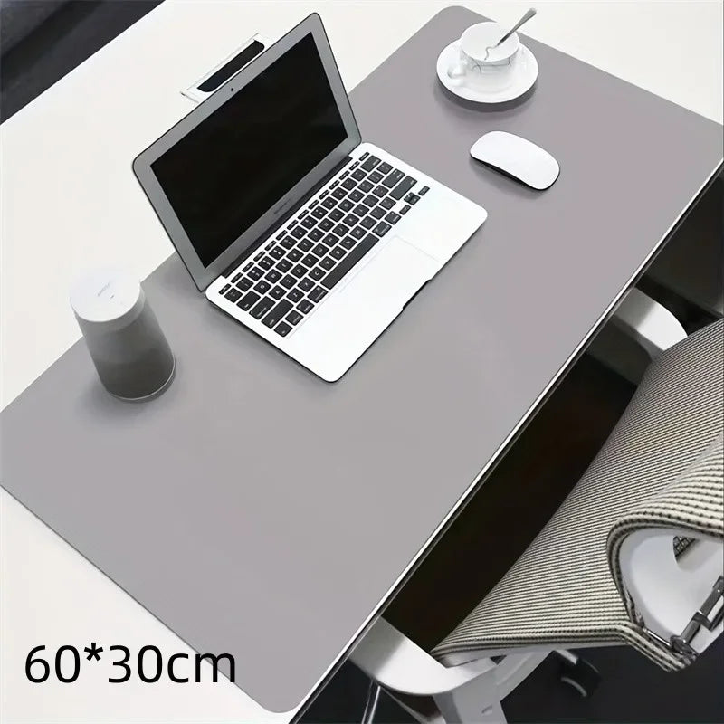 Large PU Leather Desk Mat | 600x300mm Waterproof Mouse Pad & Keyboard Desk Pad for Office & Gaming