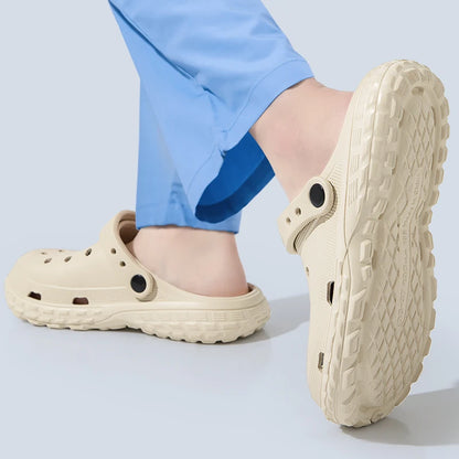 EVA T Strap Closed Toe Slide Sandals for Men and Women