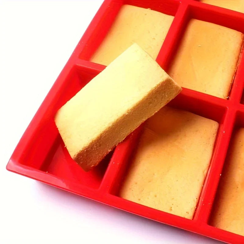 9-Cavity Silicone Mini Loaf Pan | Non-Stick Baking Mold for Bread, Cake & Soap