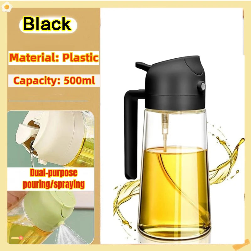 Woobrice Oil Spray Bottle – Olive Oil Mister for Cooking, BBQ & Baking | 200ml, 300ml, 500ml