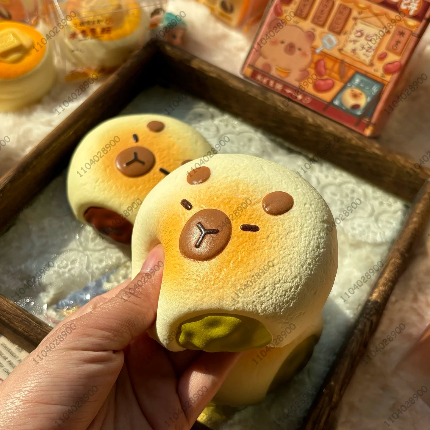 Capybara Bakery Squishy Toy | Slow Rising Stress Relief Squeeze Gift
