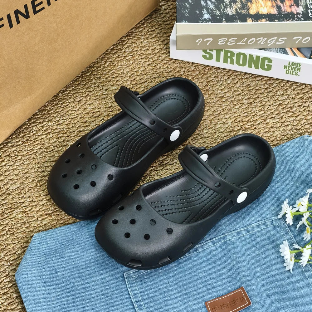 EVA Ballet Platform Clog Sandals for Women