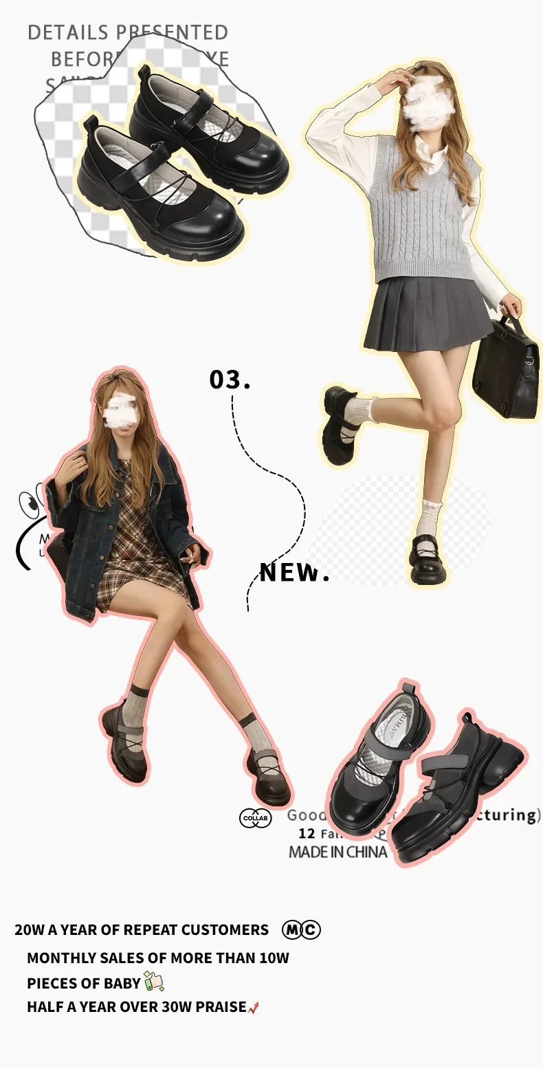 Butterfly Knot Platform Mary Jane Sneakers for Women