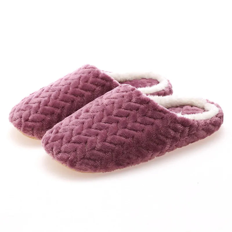 Fluffy Unisex Indoor Slippers – Soft Lightweight Anti-Slip House Slides Men and Women