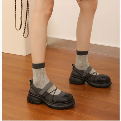 Butterfly Knot Platform Mary Jane Sneakers for Women
