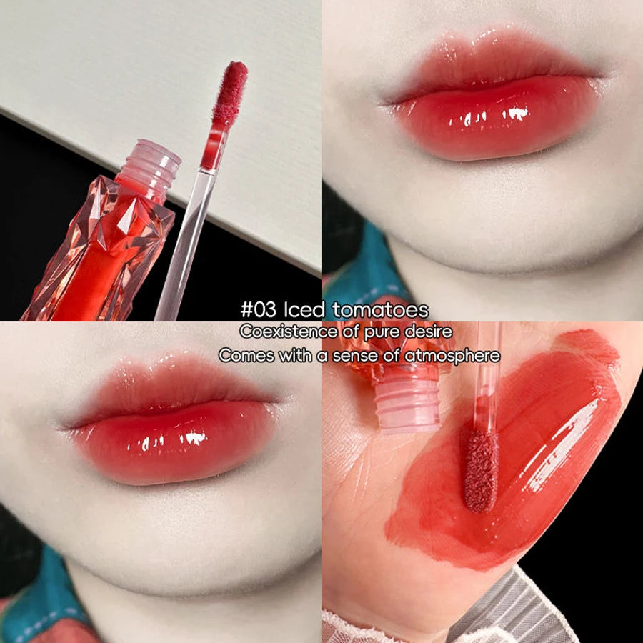 Crystal Mirror Lip Gloss Moisturizing and Long Lasting