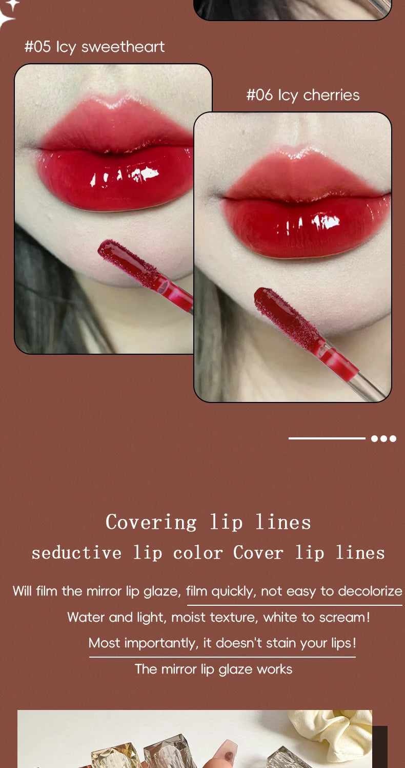 Crystal Mirror Lip Gloss Moisturizing and Long Lasting