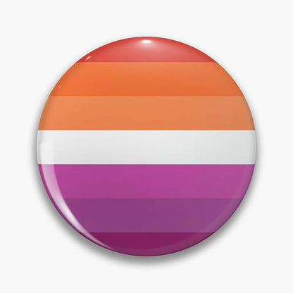 Pride Button Pin – Rainbow & LGBTQ+ Flag Lapel Badge (44mm)