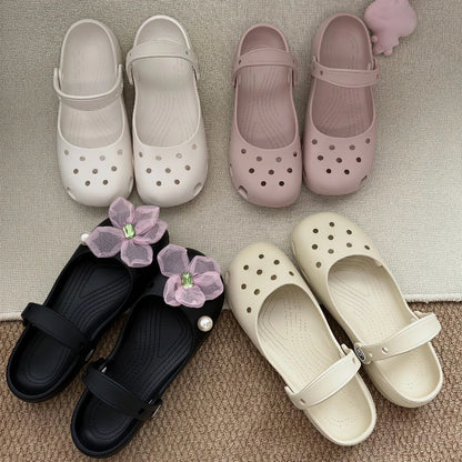 EVA Ballet Platform Clog Sandals for Women