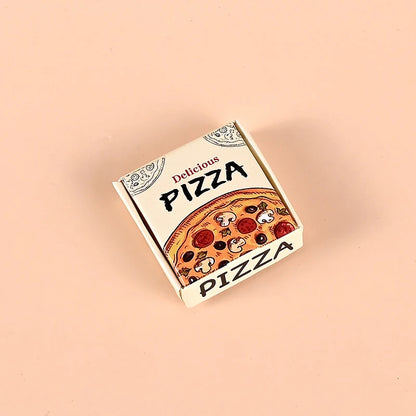 Cute Miniature Pizza Dollhouse Toy Set | 6–10pcs 1/12 Scale Kitchen Food Model for Kids & Collectors