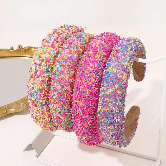 Candy Color Acrylic Headbands for Women and Girls