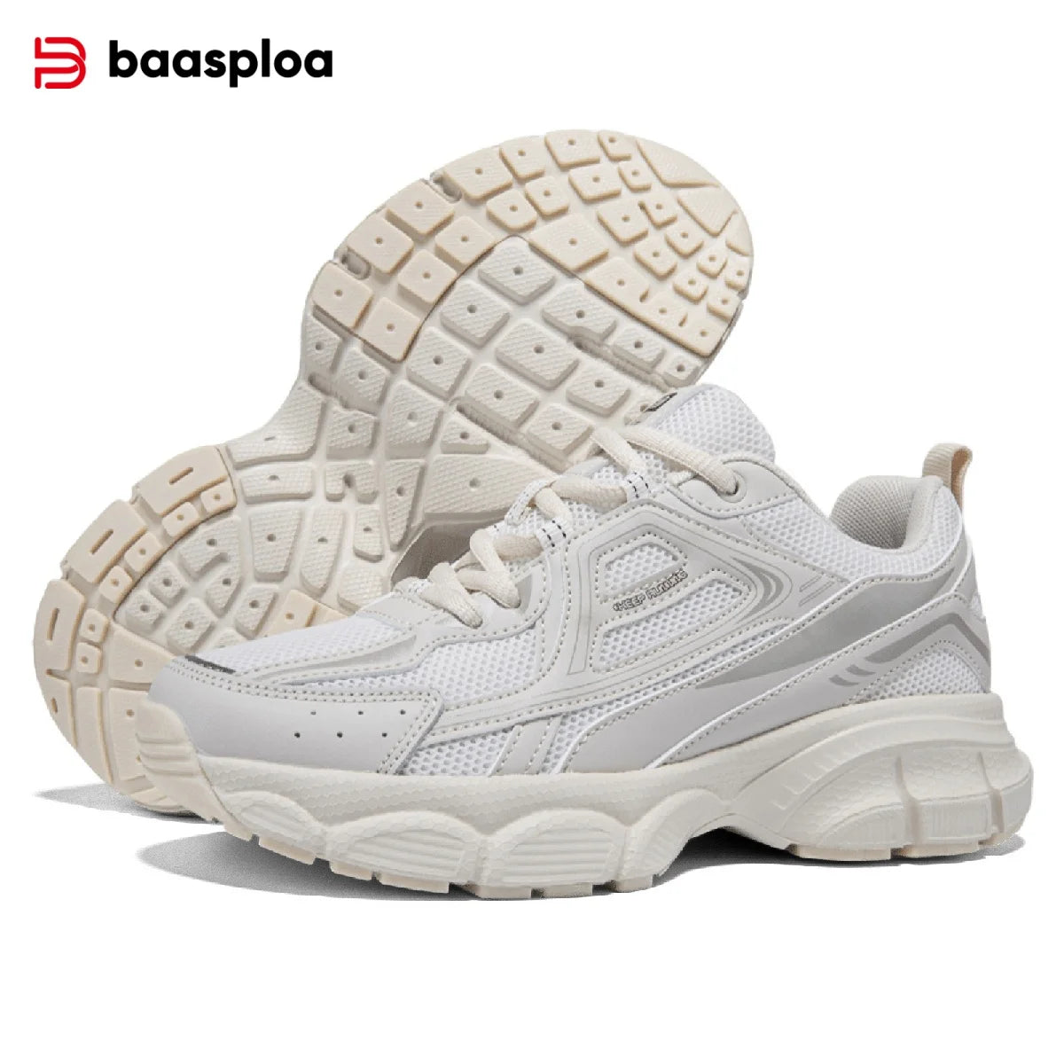 Women's Lightweight Mesh Running Sneakers – Breathable Lace-Up Sport Shoes
