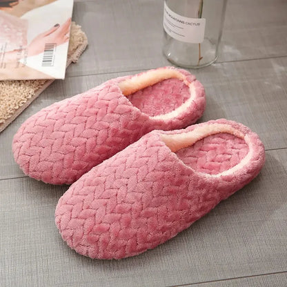 Fluffy Unisex Indoor Slippers – Soft Lightweight Anti-Slip House Slides Men and Women