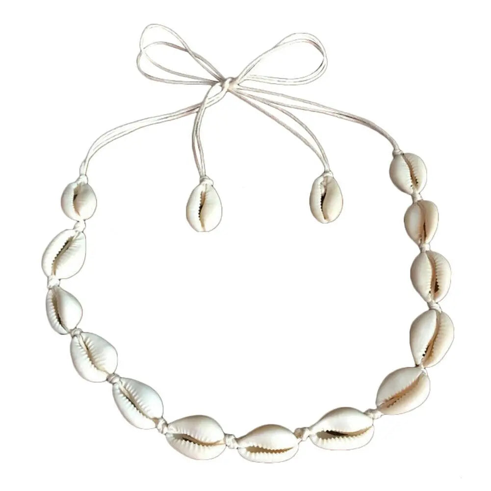 Boho Shell Choker Necklace for Women and Girls