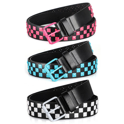 Unisex Rivet Belt – Punk Rock Y2K Dopamine Style | Men & Women