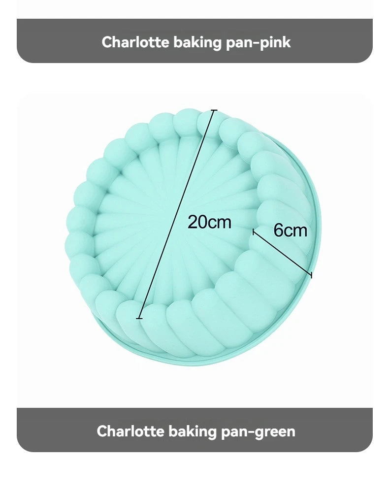 Silicone Sunflower Cake Mold – Round Non-Stick DIY Baking Pan