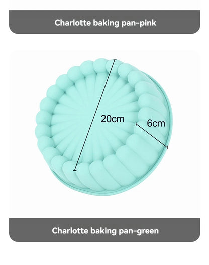 Silicone Sunflower Cake Mold – Round Non-Stick DIY Baking Pan