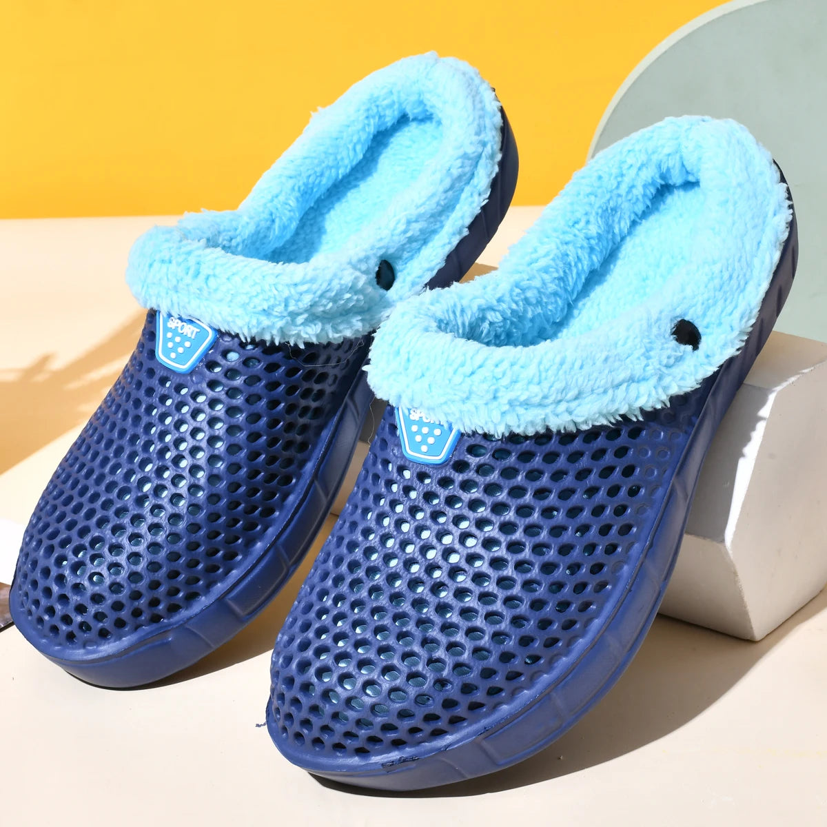 Winter Warm Mule Slippers for Men and Women