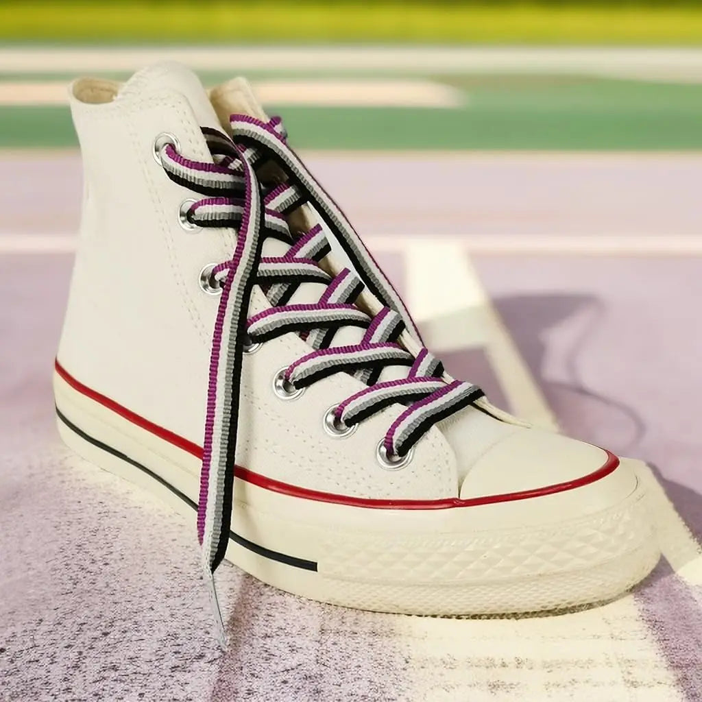 Pride Flag Flat Shoelaces for Sneakers