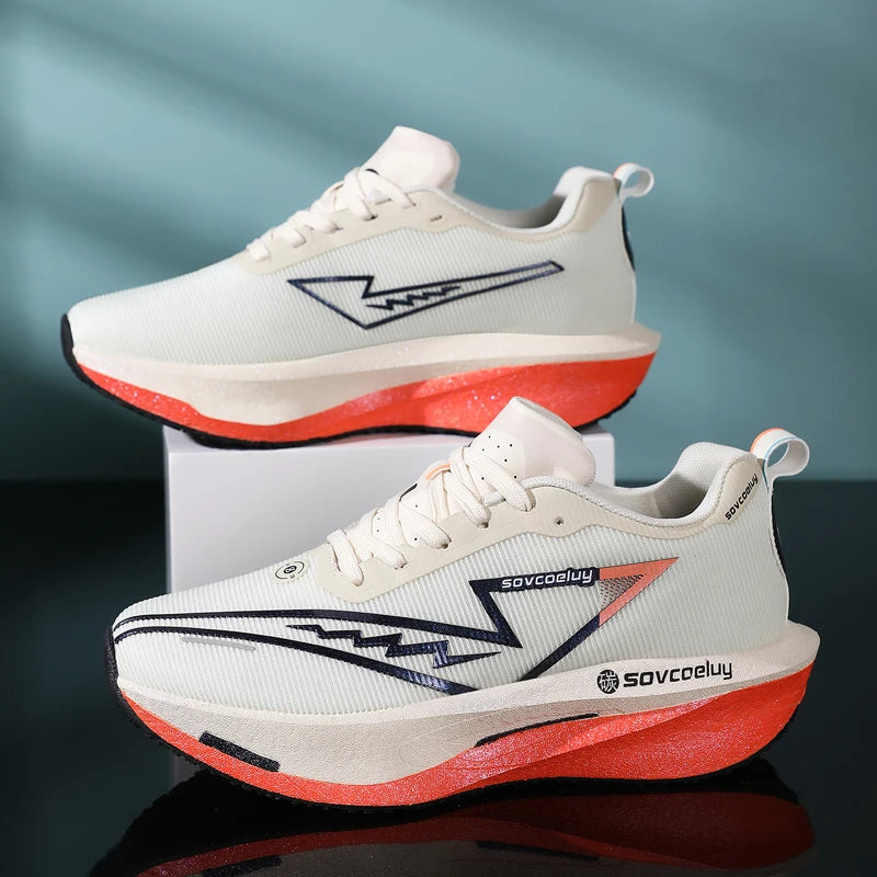 Carbon Board Running Sneakers for Men and Women Lightweight and Breathable