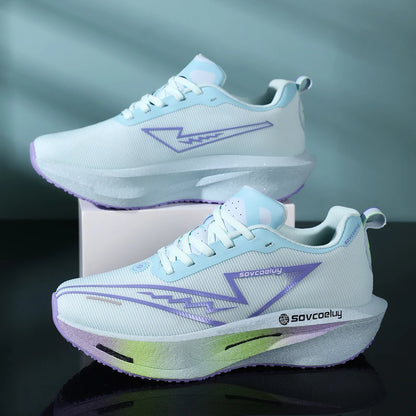 Carbon Board Running Sneakers for Men and Women Lightweight and Breathable