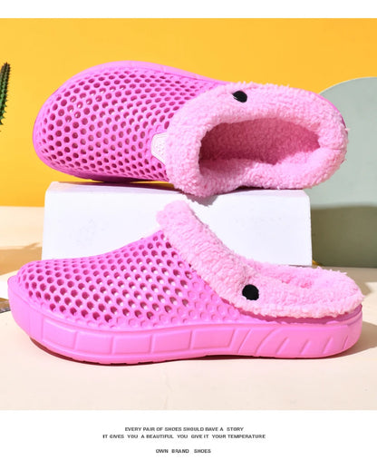 Winter Warm Mule Slippers for Men and Women