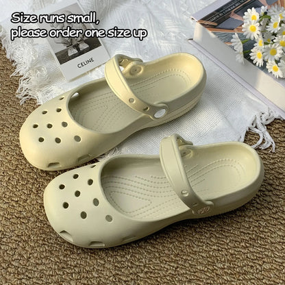 EVA Ballet Platform Clog Sandals for Women
