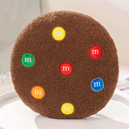 Kawaii Chocolate Cookie Plush Pillow — Squishy Stuffed Toy & Decor