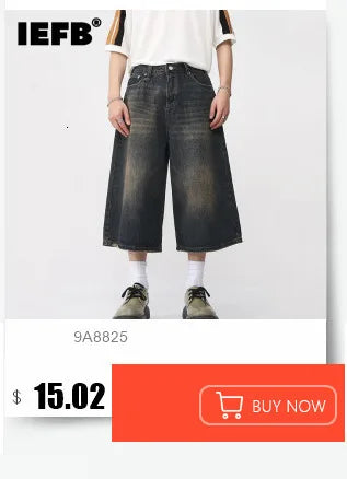 Vintage Wide-Leg Jeans – Men's Camo & Washed Denim