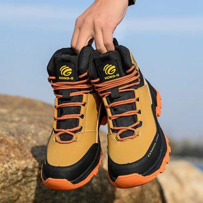Steel Toe Cap Leather Work Safety Boots for Men