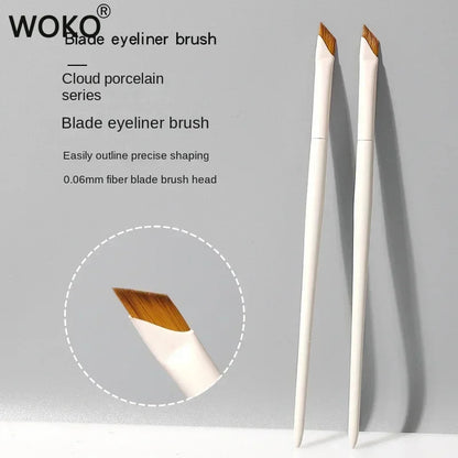 Upgrade Blade Eyeliner & Eyebrow Brush | Ultra Thin Fine Angle Flat Brush for Precise Eye Makeup