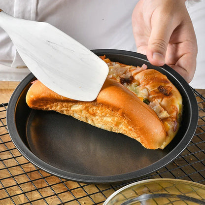 Non-Stick Carbon Steel Pizza Pan | 6–10 inch Black Baking Pan for Oven, Microwave & Chip Tray