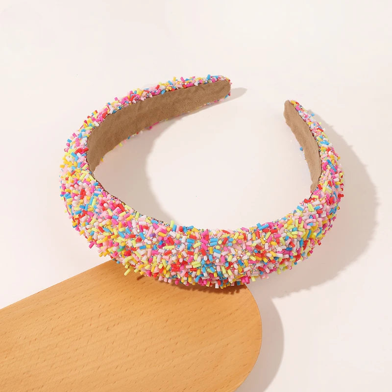Candy Color Acrylic Headbands for Women and Girls