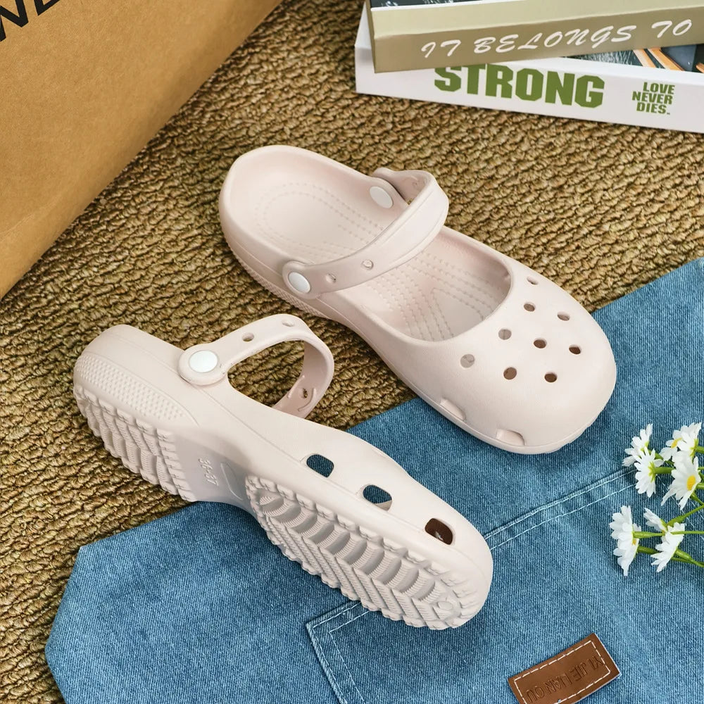 EVA Ballet Platform Clog Sandals for Women