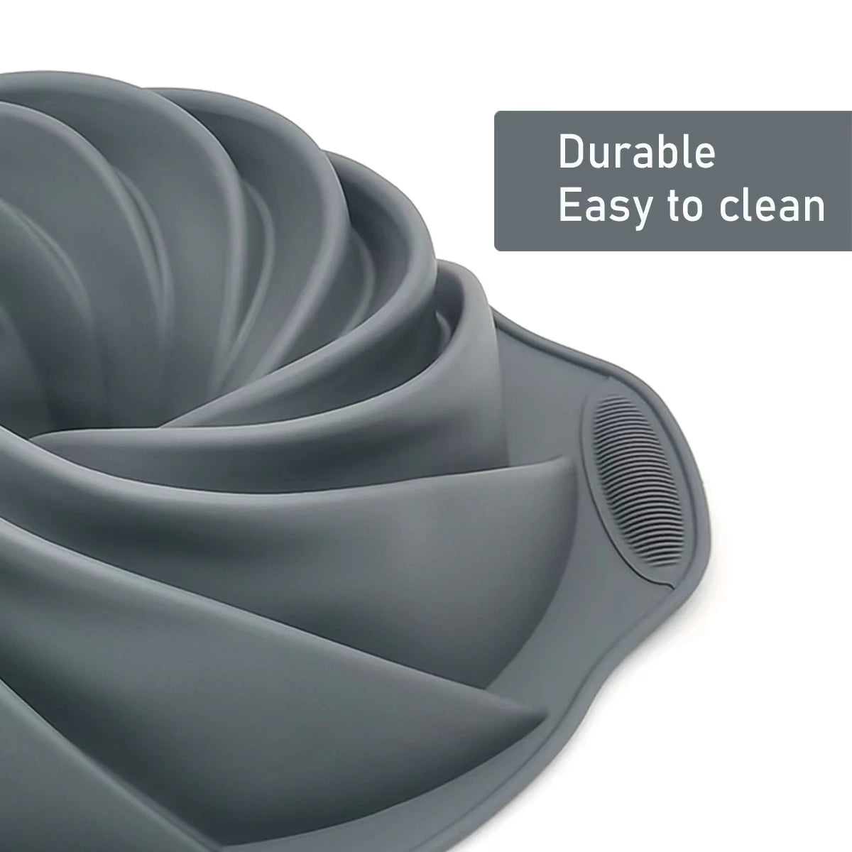 Silicone Cyclone Cake Mold – Non-Stick Oven & Steamer Baking Pan